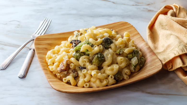 mac and cheese brussels sprouts