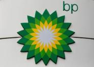 The logo of BP is on display at a petrol station in Moscow, Russia, July 4, 2016. REUTERS/Sergei Karpukhi/File photo