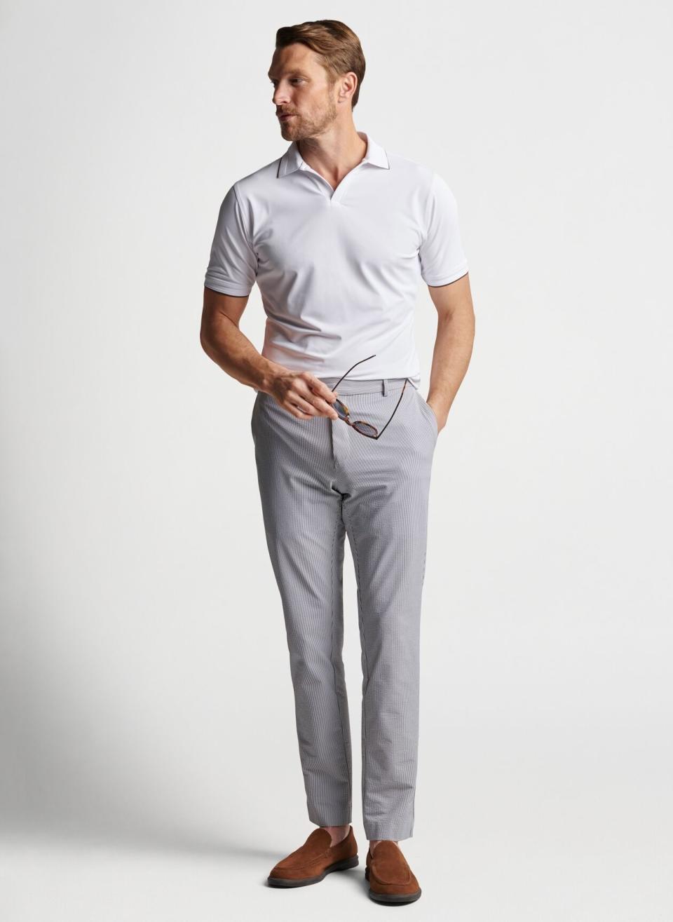 Matlock Seersucker Performance Trouser