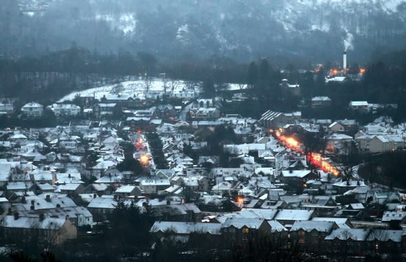 Snow, gales and tornados bring travel chaos to Britain