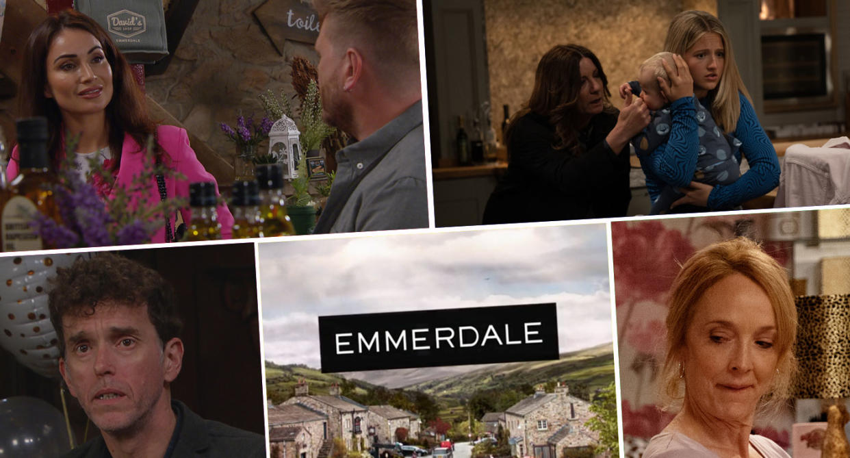 These are you Emmerdale spoilers for the week of 18-22 July 2022. (ITV)