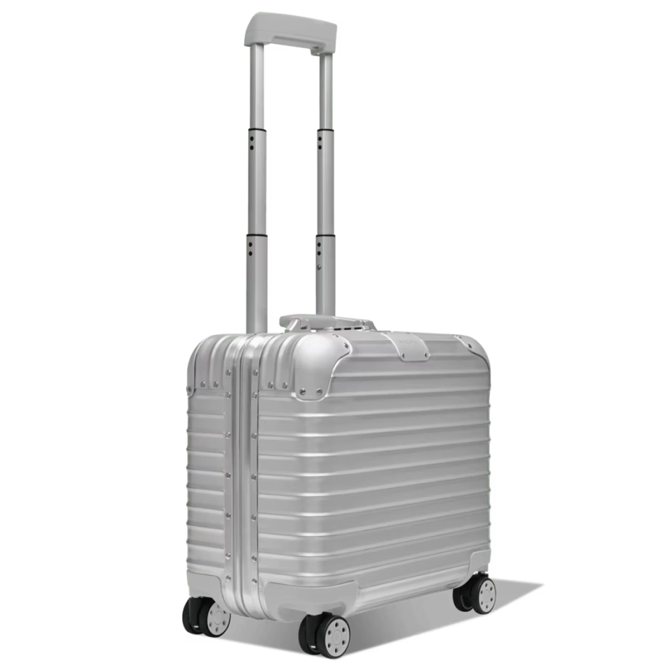 <p><a href="https://go.redirectingat.com?id=74968X1596630&url=https%3A%2F%2Fwww.rimowa.com%2Fus%2Fen%2Fluggage%2Fcolour%2Fsilver%2Foriginal%2F92540004.html&sref=https%3A%2F%2Fwww.esquire.com%2Flifestyle%2Fg60232227%2Fbest-underseat-luggage%2F" rel="nofollow noopener" target="_blank" data-ylk="slk:Shop Now;elm:context_link;itc:0;sec:content-canvas" class="link ">Shop Now</a></p><p>Compact</p><p>rimowa.com</p><p>$1475.00</p>