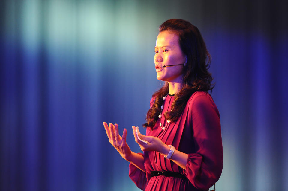 Lucy Peng will remain as executive chairman of Lazada. (Photo by VCG/VCG via Getty Images)