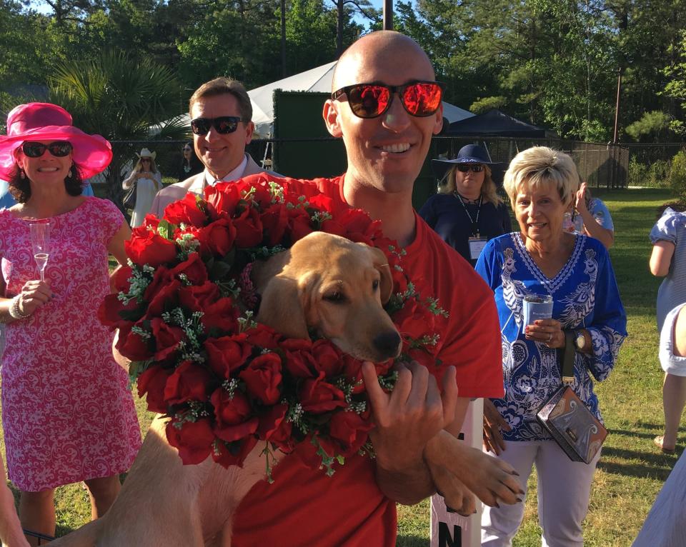 The winner from the 2021 Derby4Dogs fundraiser for the paws4people Foundation. STARNEWS FILE PHOTO