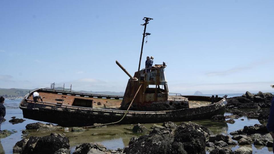 Local fisherman Jonathan Smith ran aground in Estero Bay in 2017. His boat remains marooned in the bay, and state agencies don’t plan to remove it.