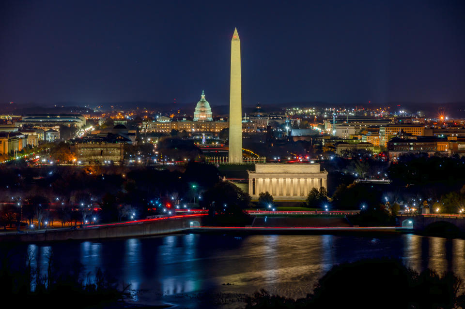 <p>Un puesto más arriba está la capital de Estados Unidos con 77,4 puntos. De las 60 ciudades analizadas en el estudio, Washington D. C. es la tercera mejor valorada en cuanto a medio ambiente, aunque aparece en la posición 28 del apartado de seguridad personal. (Foto: Getty Images).</p> 