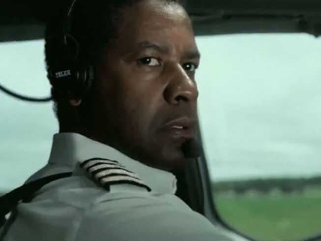 denzel washington flight