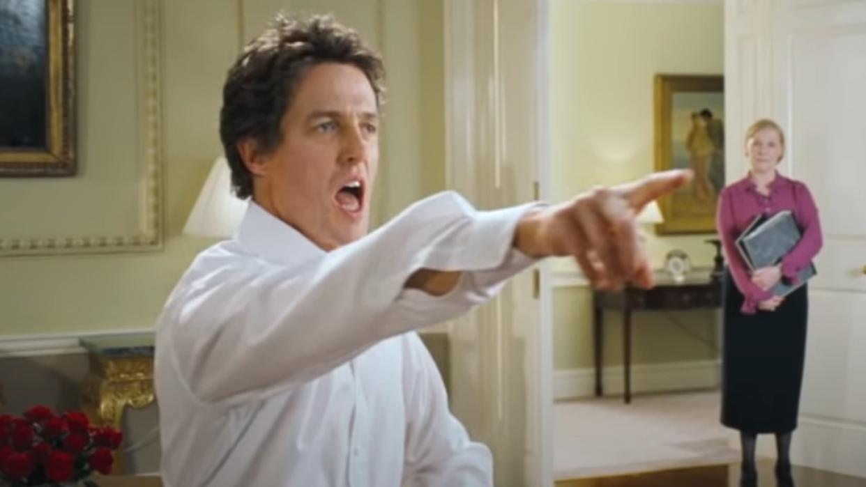  Hugh Grant in Love Actually. 