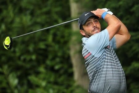 Italy's Francesco Molinari in action during the second round. Reuters / Paul Childs