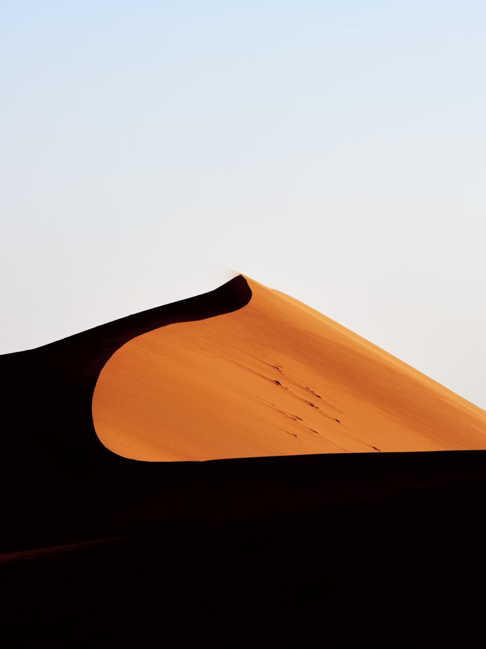 The Wahiba Sands desert in eastern Oman