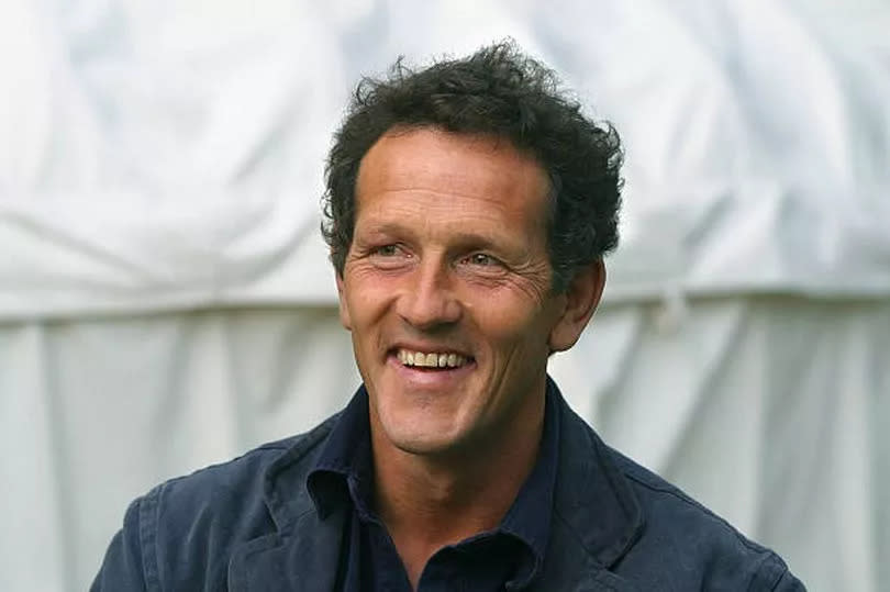 British television presenter and gardener Monty Don, with his wife Sarah, pictured at the Edinburgh International Book Festival, where they discussed their autobiographical story entitled 'The Jewel Garden' which describes their struggle against business failure and subsequent success.