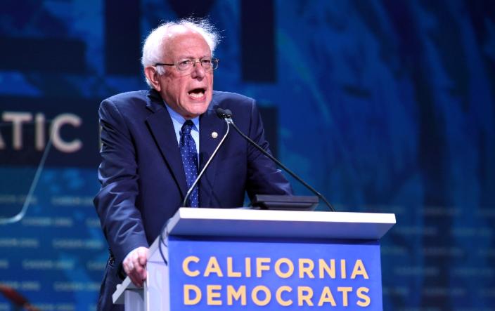 Bernie Sanders, a liberal US senator from Vermont, will go head-to-head against the more moderate Democratic frontrunner Joe Biden in a debate on June 27, 2019 (AFP Photo/Josh Edelson)