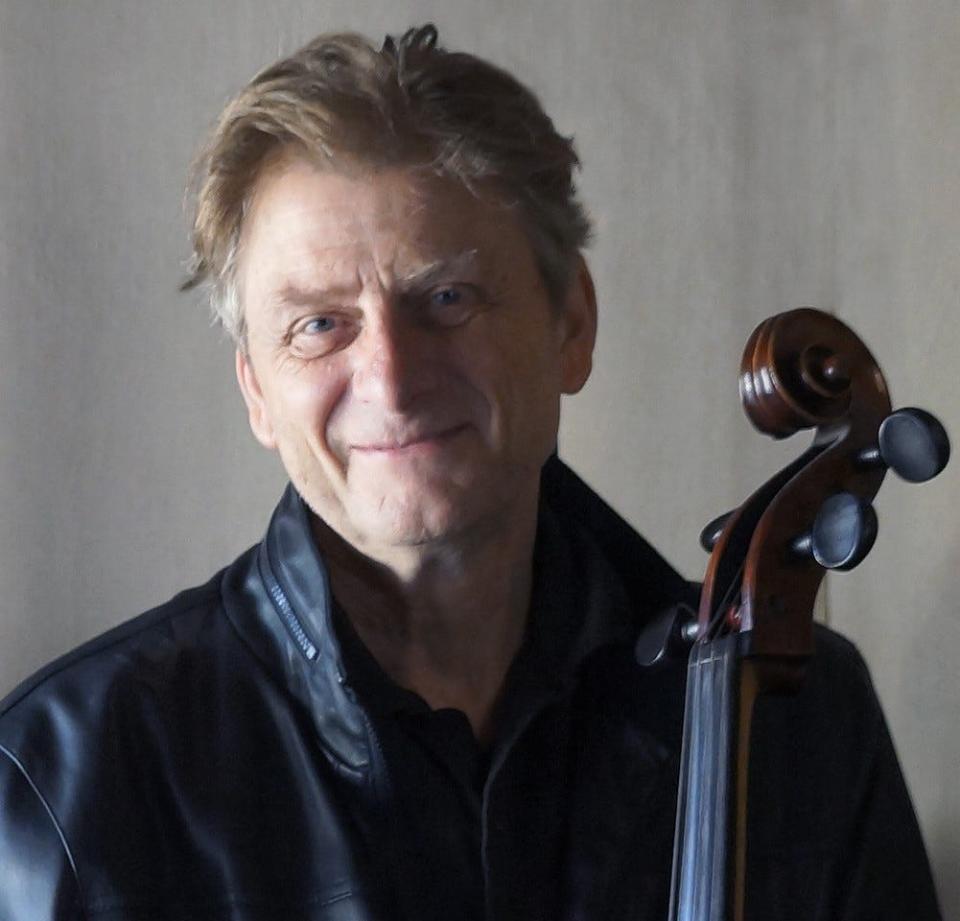 Hans Christian of Sturgeon Bay, a cellist and 2024 Grammy Award nominee, plays the March 2 Coffeehouse Concert at Door Community Auditorium in Fish Creek.