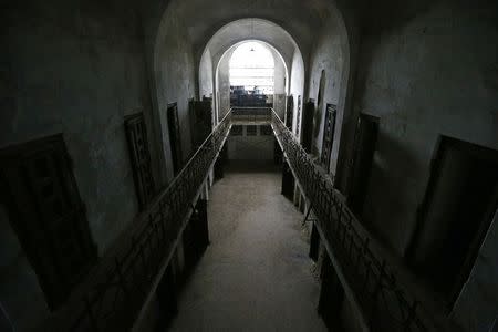 A view shows the communist-era Ramnicu Sarat prison in eastern Romania September 23, 2014.REUTERS/Bogdan Cristel