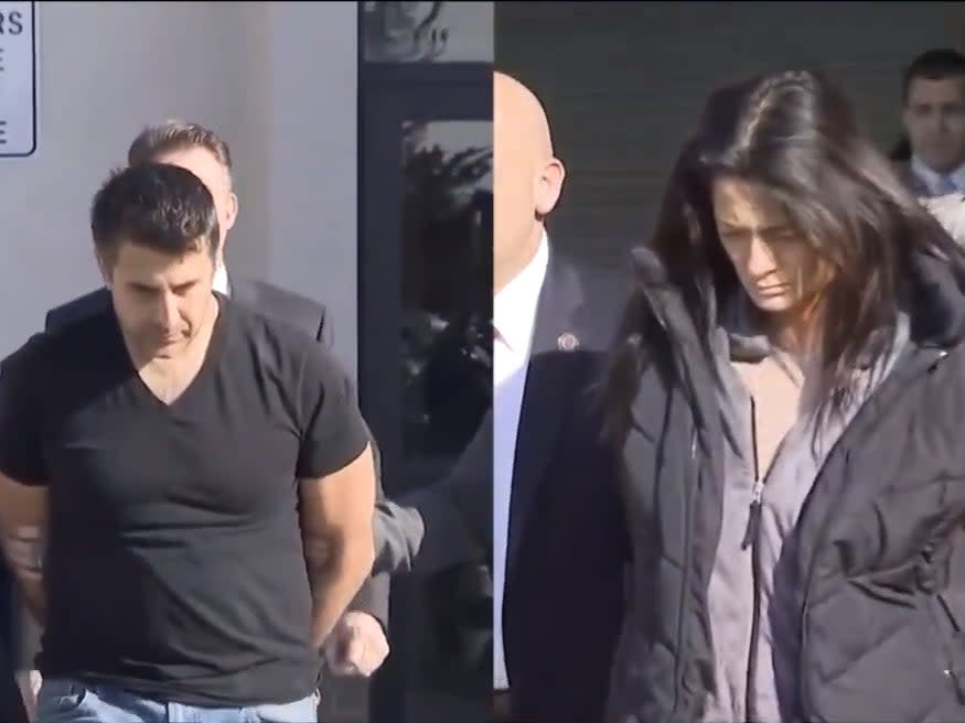 Former NYPD officer Thomas Valva and his ex-fiancée Angela Pollina are both charged in the death of 8-year-old Thomas Valva.  (CBS New York)