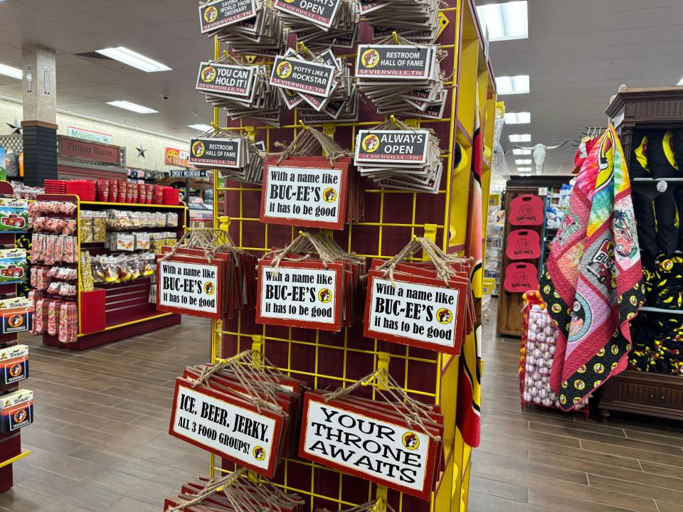 Ditch the "live, laugh, love" signs and decorate your house with a Buc-ee's sign.