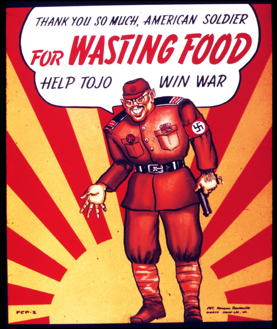 American anti-Japanese propaganda poster.&nbsp; (Photo: Universal History Archive via Getty Images)