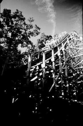 The Raven, the longest wooden coaster in Indiana and Kentucky, is currently at Holiday World. Plans were announced Wednesday for a second wooden coaster, The Legend, a $3 million roller coaster that would be the theme park\'s biggest project ever. Courtesy photo