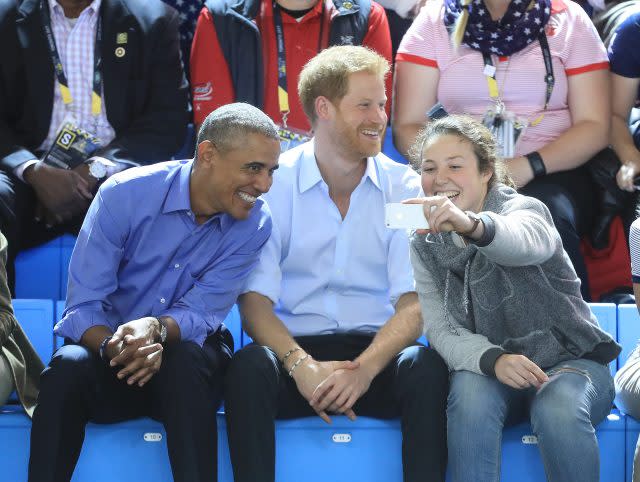 Barack Obama and Prince Harry