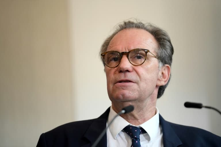 Le président sortant de Provence-Alpes-Côte d'Azur, Renaud Muselier, le 28 avril 2021 à Marseille - Nicolas TUCAT © 2019 AFP