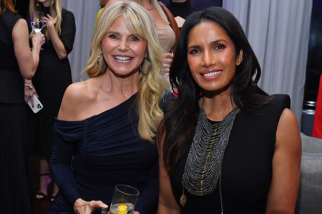 <p>Stephen Lovekin / Shutterstock for People Magazine</p> Christie Brinkley, Padma Lakshmi