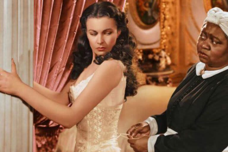 Vivien Leigh en la piel de Scarlett OHara en Lo que el viento se llevó