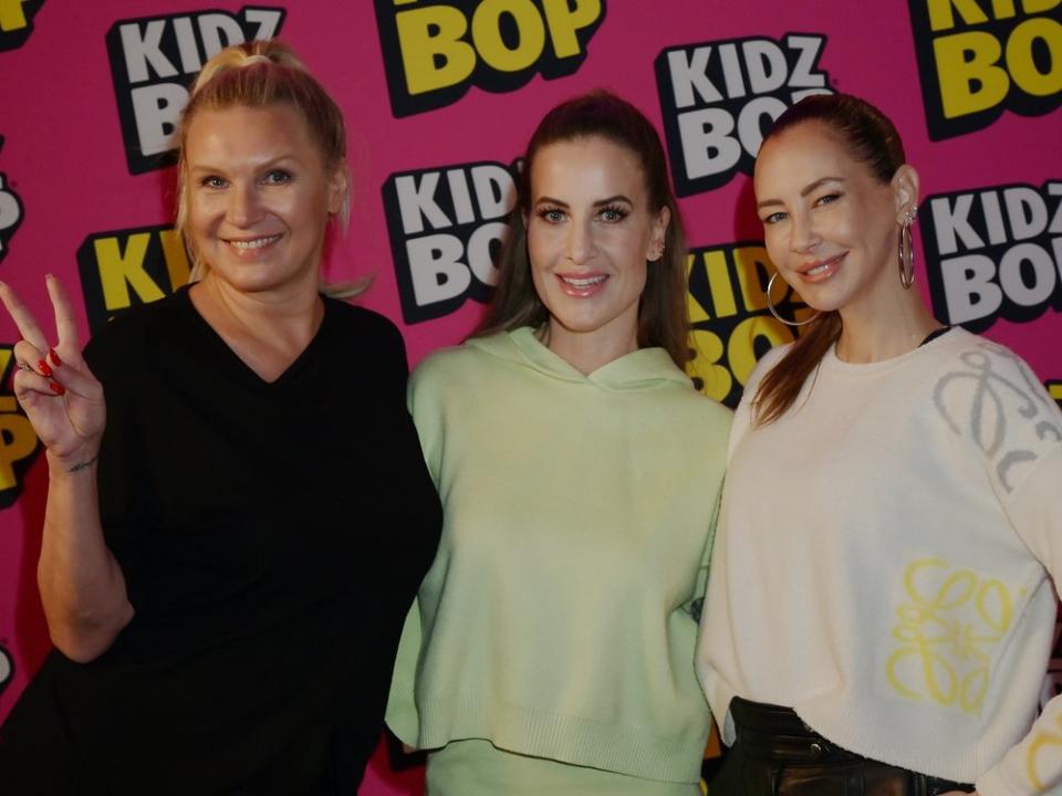 Madgalena Brzeska, Charlotte Würdig und Alessandra Meyer-Wölden (v.l.n.r.) sind große Kinder-Pop-Fans. (Bild: Kidz Bop)