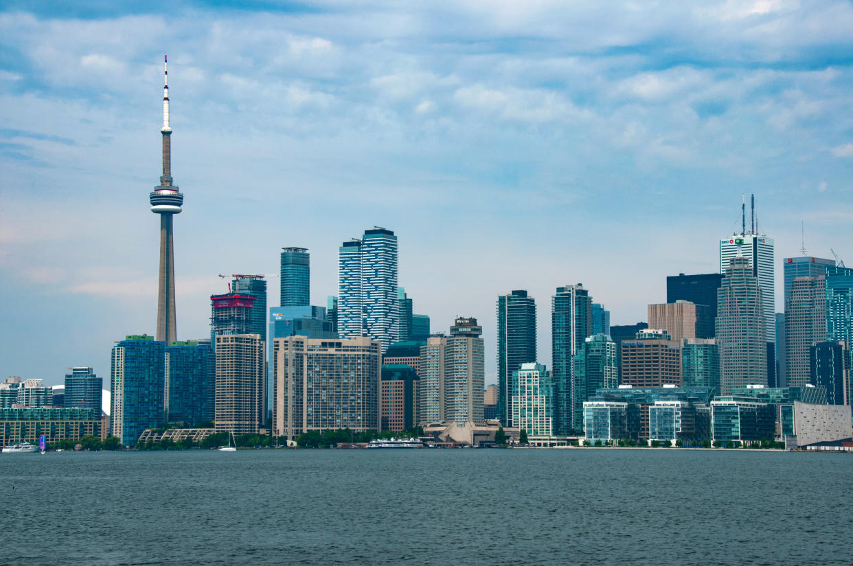 The Toronto skyline. 