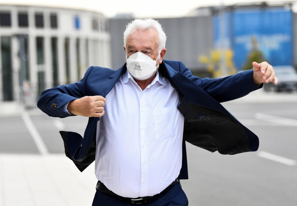 Wolfgang Kubicki in diesem Herbst auf dem Weg zu Koalitionsgesprächen (Bild: REUTERS/Annegret Hilse)