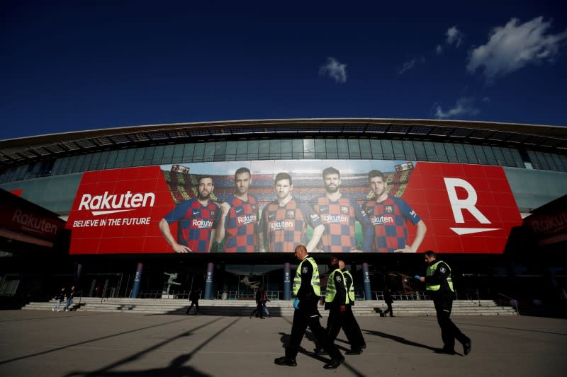 FILE PHOTO: La Liga Santander - FC Barcelona v Real Sociedad