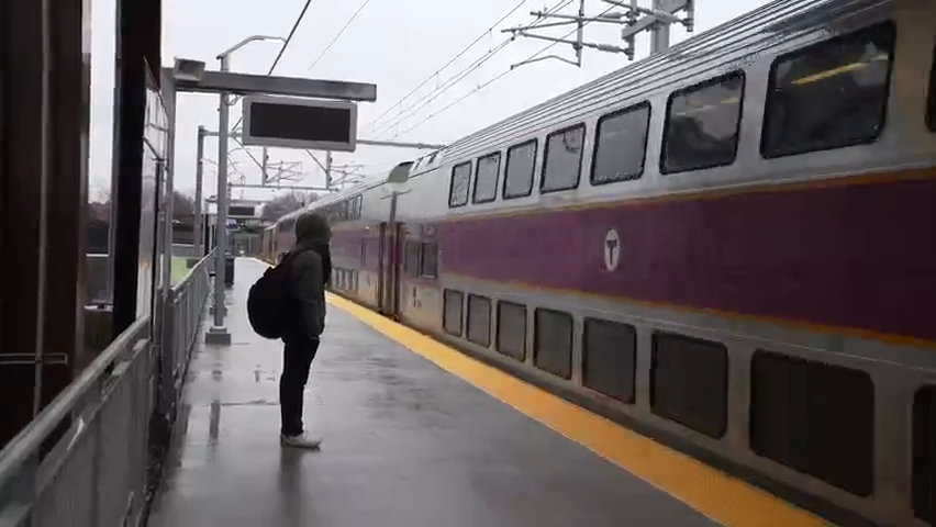 Opening day of the new Pawtucket/Central Falls MBTA station running commuter rail trains up to Boston on Monday, Jan 23, 2023.