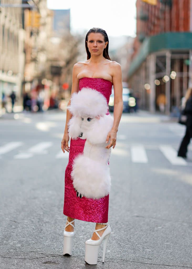 new york, ny february 15 julia fox is seen on february 15, 2023 in new york city photo by rachpootbauer griffingc images