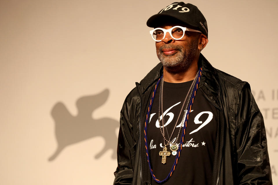 VENICE, ITALY - SEPTEMBER 01: Spike Lee walks the red carpet ahead of the "American Skin" screening during the 76th Venice Film Festival at Sala Giardino on September 01, 2019 in Venice, Italy. (Photo by Tristan Fewings/Getty Images)