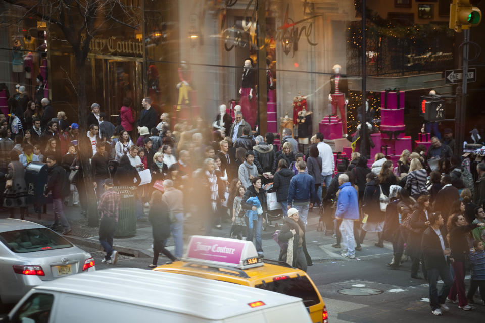 Signs of Holiday Season Abound On New York's Streets