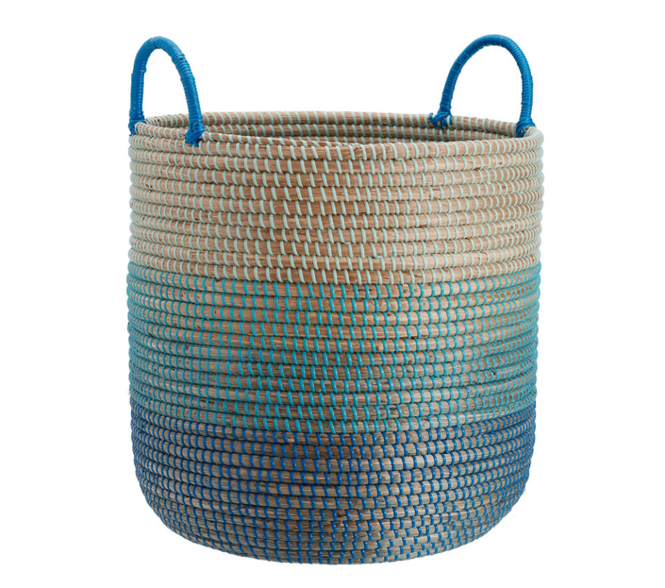 Blue Ombré Basket