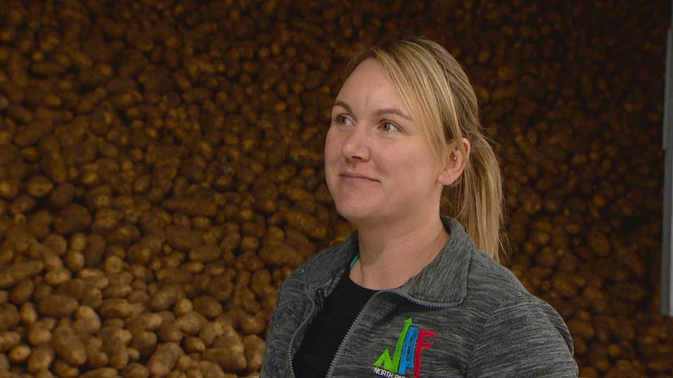 Alison Davie of North Paddock Farms says the operation started its combine about two weeks ago, and plan to finish grains in the next couple of weeks. At the beginning of September, the farm will get started on potatoes. All told, the farm is expecting an average crop this year.