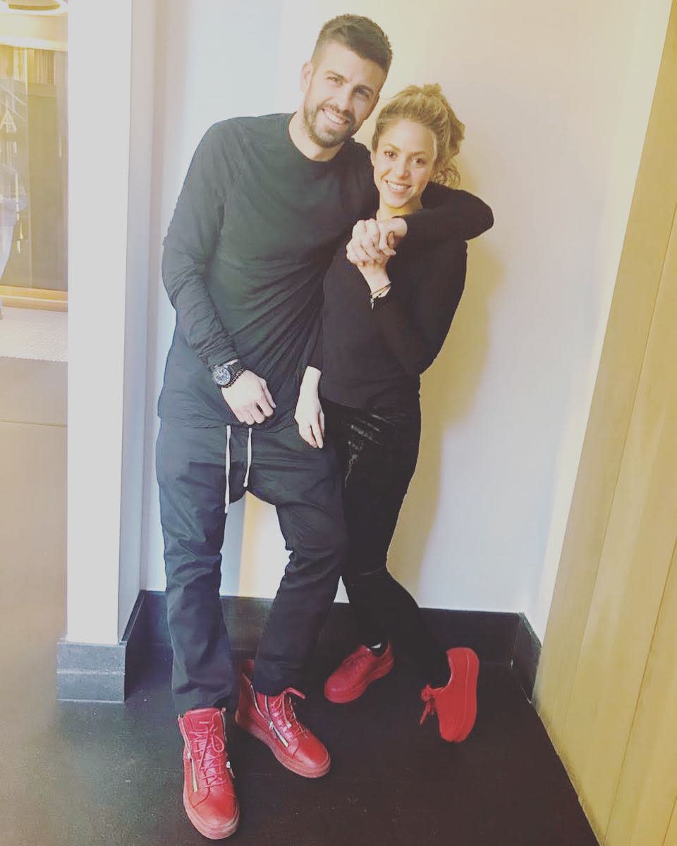 Shakira y Piqué / Piqué/Instagram
