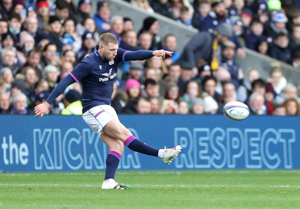 Finn Russell’s kicks could again be crucial for Scotland (Steve Welsh/PA) (PA Wire)