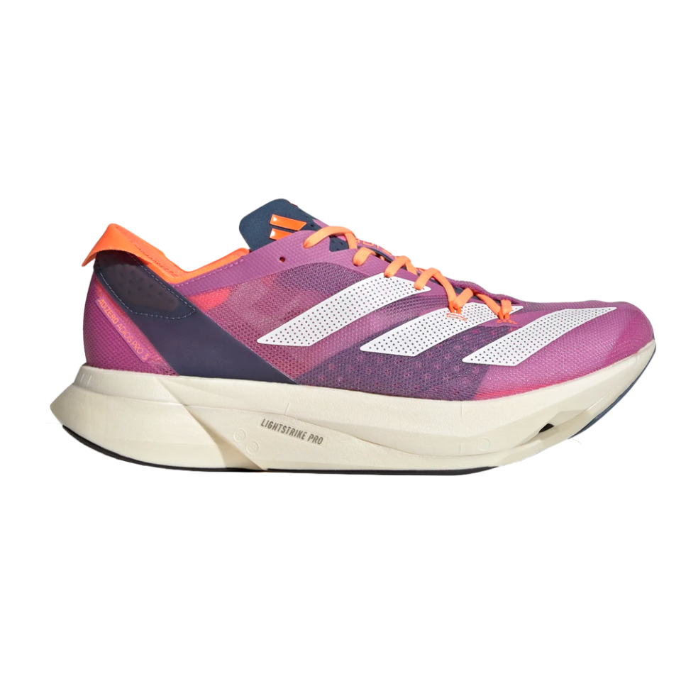 <p><a href="https://go.redirectingat.com?id=74968X1596630&url=https%3A%2F%2Fwww.adidas.com%2Fus%2Fadizero-adios-pro-3-running-shoes%2FGY8411.html&sref=https%3A%2F%2F" rel="nofollow noopener" target="_blank" data-ylk="slk:Shop Now;elm:context_link;itc:0;sec:content-canvas" class="link ">Shop Now</a></p><p>Adizero Adios Pro 3</p><p>adidas.com</p><p>$138.00</p>