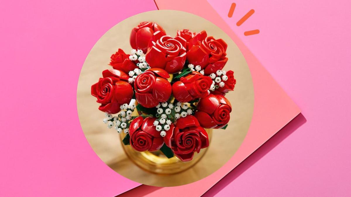 For a Love That Never Dies, Build Your S.O. This Lego Flower Bouquet for  Valentine's Day