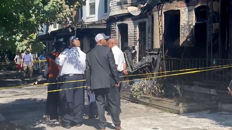 Baltimore Fire Injures 3 After Pride Decorations Set Ablaze