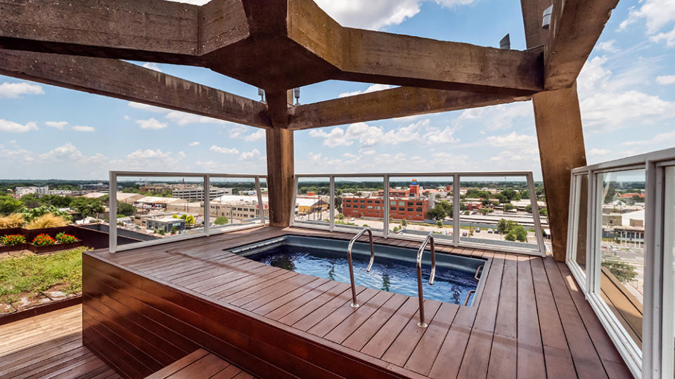 The view from the roof deck, which is done in heat-tolerant Ipe wood. - Credit: Lifestyle Production Group