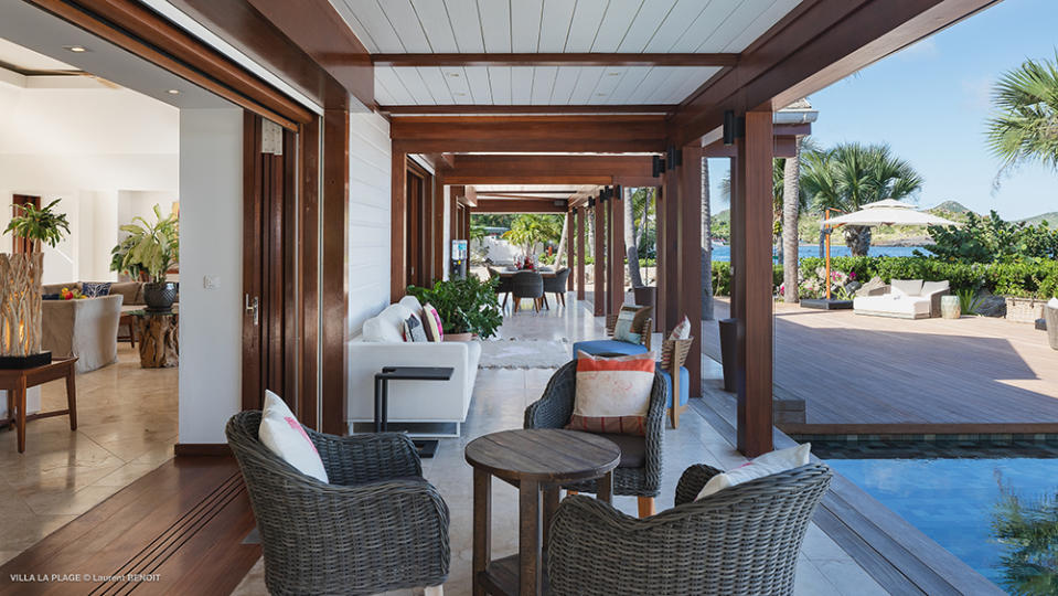 More outdoor living - Credit: Photo: Laurent Benoit for St. Barth Sotheby’s International Realty