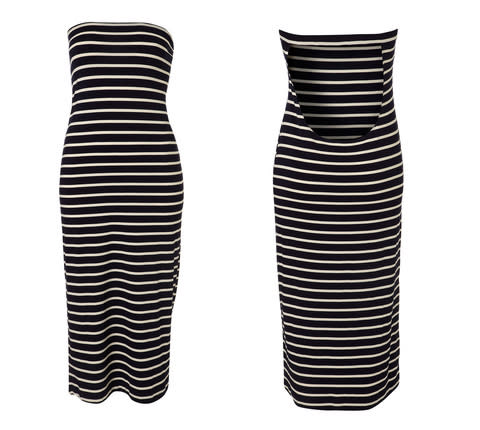 Navy Stripe Midi Cover up, $56, at Topshop