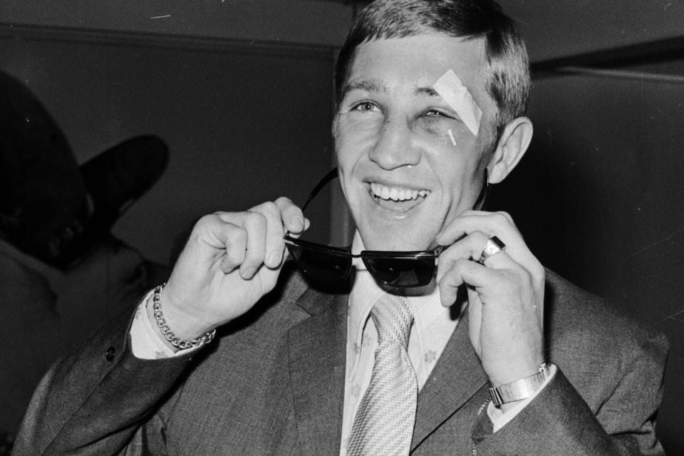 Champion: Ken Buchanan in 1971  (Getty Images)