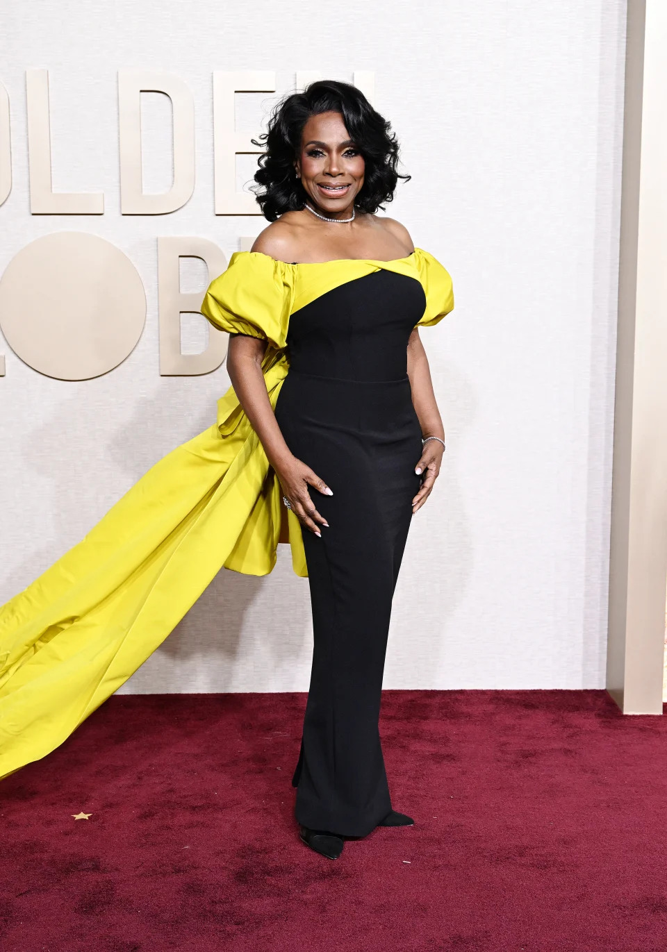 Sheryl Lee Ralph at the 81st Golden Globe Awards held at the Beverly Hilton Hotel on January 7, 2024 in Beverly Hills, California. (Photo by Gilbert Flores/Golden Globes 2024/Golden Globes 2024 via Getty Images)