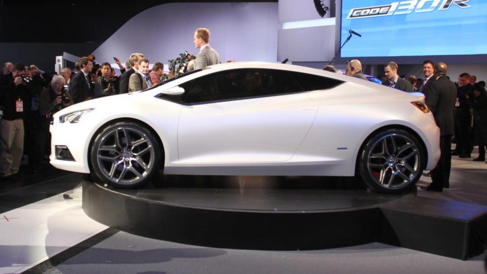 Of all the concept vehicles coming to the Detroit auto show this year, the two youth-oriented concepts from Chevrolet will be the most divisive. They're either a savvy marketing move or a return to the worst bad habits of old General Motors. Chevy says the pair of compact hatchback coupes — dubbed Code 130R and Tru 140S — are marketing studies that GM will research with young buyers. Both are powered by a 150-hp turbo 1.4-liter engine that could reach close to 40 mpg. The Tru 140S draws from the Cruze parts bin and drives its front wheels; the Code 130R is rear-wheel-drive.