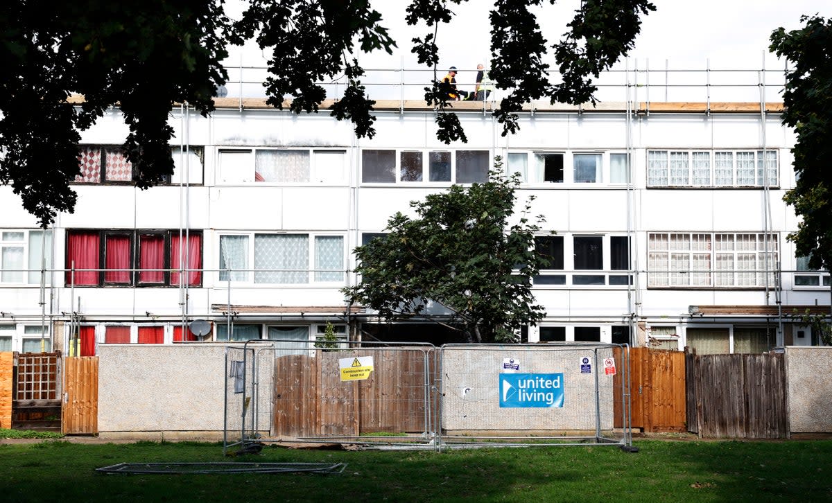 A general view of the Eastfields estate in Mitcham  (Facundo Arrizabalaga)