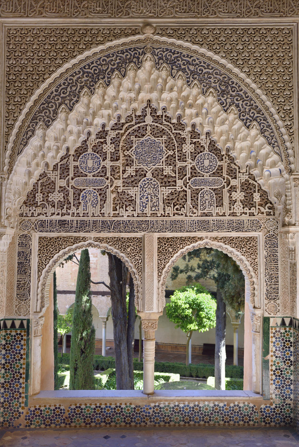 A room in the Alhambra in Granada