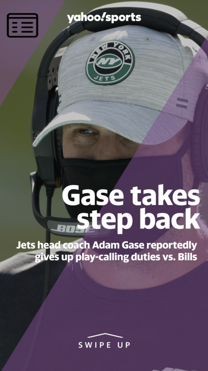 Jets head coach Adam Gase reportedly gives up play-calling duties vs. Bills